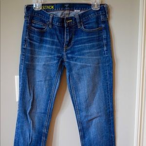 Jcrew matchstick jean. Size 27S.